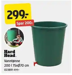Jula Vanntønne 200 l 75xØ70 cm tilbud
