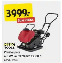 Jula Vibratorplate 4,8 kW 540x420 mm 13000 N tilbud