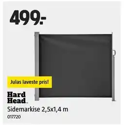 Jula Sidemarkise 2,5x1,4 m tilbud