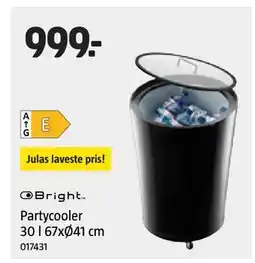 Jula Partycooler 30 l 67xØ41 cm tilbud