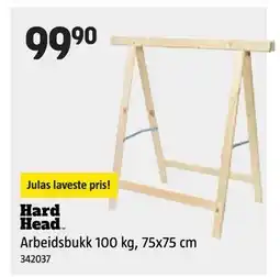 Jula Arbeidsbukk 100 kg, 75x75 cm tilbud