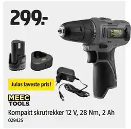 Jula Kompakt skrutrekker 12 V, 28 Nm, 2 Ah tilbud