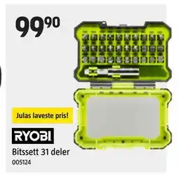Jula Bitssett 31 deler tilbud
