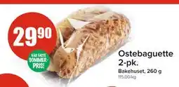Spar Ostebaguette 2-pk tilbud