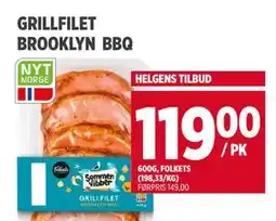 Meny GRILLFILET BROOKLYN BBQ tilbud