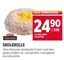 Meny SKOLEBOLLE tilbud