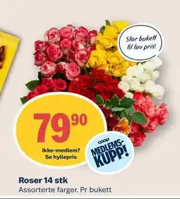 Coop Mega Roser 14 stk tilbud