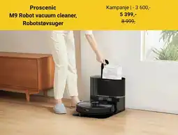 Skousen Proscenic m9 robot vacuum cleaner, robotstøvsuger tilbud
