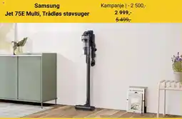 Skousen SAMSUNG Jet 75e multi, trådløs støvsuger tilbud
