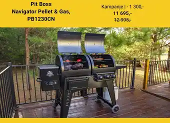 Skousen Pit boss navigator pellet & gas, pb1230cn tilbud