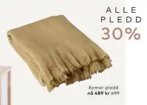Skeidar Aymer pledd tilbud