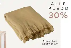 Skeidar Aymer pledd tilbud