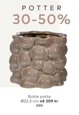 Skeidar Buble potte tilbud