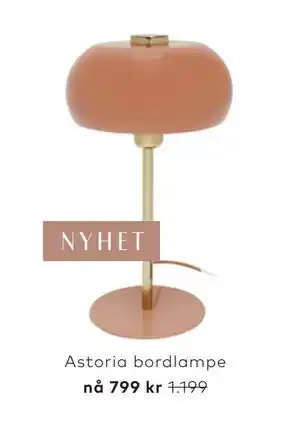 Skeidar Astoria bordlampe tilbud