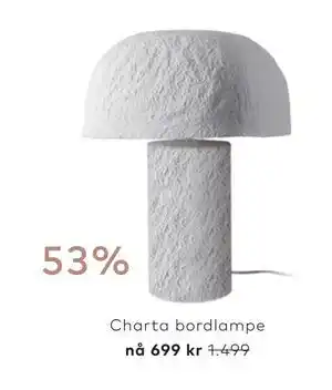 Skeidar Charta bordlampe tilbud