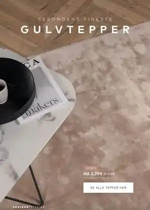 Skeidar Indra teppe tilbud