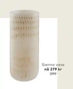 Skeidar Sienna vase tilbud