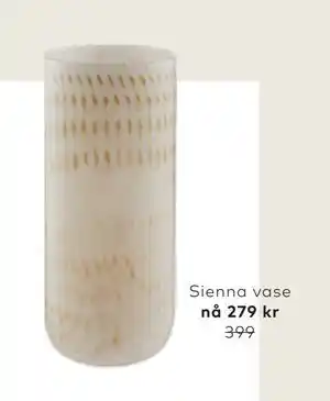 Skeidar Sienna vase tilbud