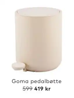 Skeidar Goma pedalbøtte tilbud