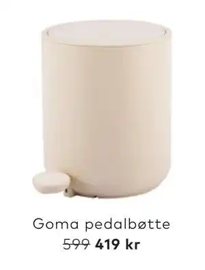 Skeidar Goma pedalbøtte tilbud