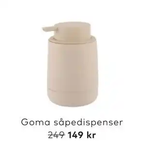 Skeidar Goma såpedispenser tilbud