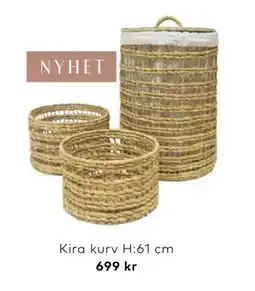 Skeidar Kira kurv H:61 cm tilbud