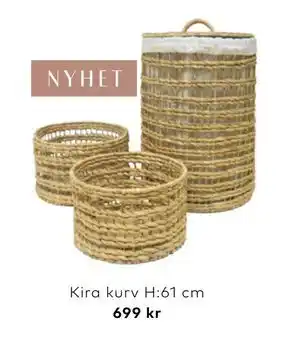 Skeidar Kira kurv H:61 cm tilbud