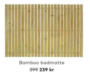 Skeidar Bamboo badmatte tilbud