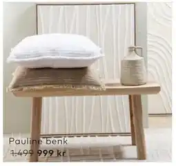 Skeidar Pauline benk tilbud