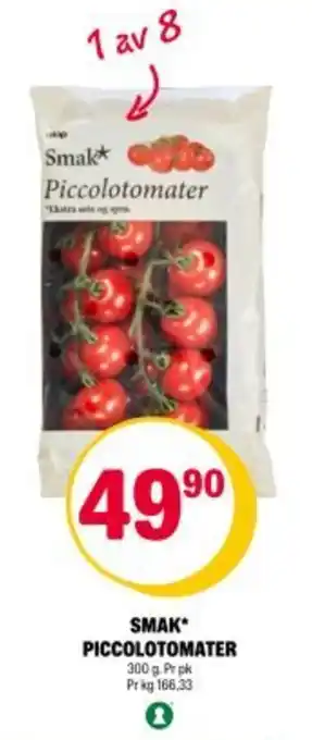 Coop Extra Smak piccolotomater tilbud