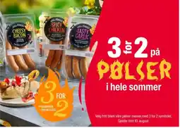 Coop Extra Pølser i hele sommer tilbud