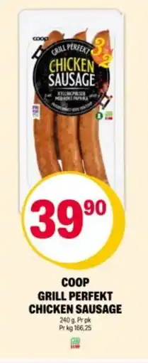 Coop Extra COOP Grill perfekt chicken sausage tilbud