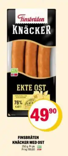 Coop Extra FINSBRÅTEN Knäcker med ost tilbud