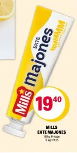 Coop Extra MILLS Ekte majones tilbud