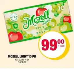Coop Extra MOZELL Light 10 pk tilbud
