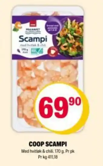 Coop Extra COOP Scampi tilbud