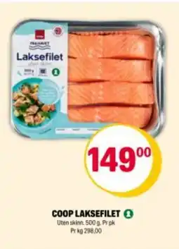 Coop Extra COOP Laksefilet tilbud