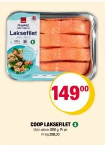 Coop Extra COOP Laksefilet tilbud