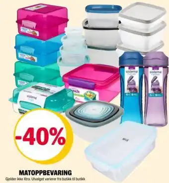 Coop Extra Matoppbevaring tilbud