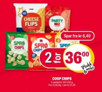 Coop Extra COOP Chips tilbud
