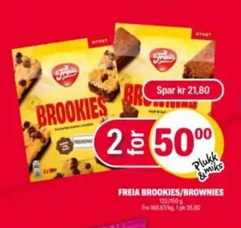 Coop Extra FREIA Brookies/brownies tilbud