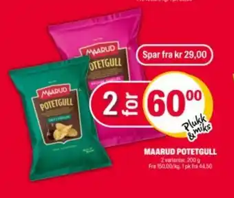 Coop Extra MAARUD Potetgull tilbud