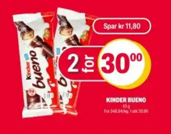 Coop Extra KINDER Bueno tilbud