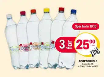 Coop Extra COOP Sprudle tilbud