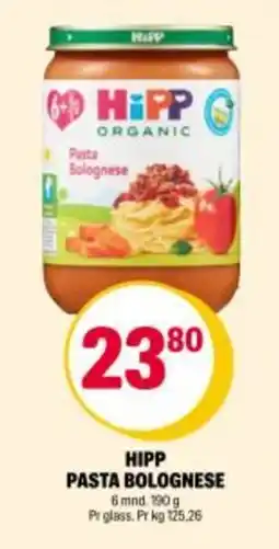 Coop Extra HIPP Pasta bolognese tilbud