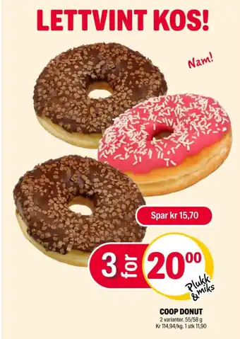 Coop Extra Coop donut tilbud