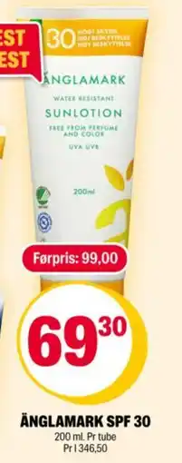 Coop Extra ÄNGLAMARK Spf 30 tilbud