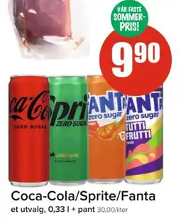 Spar Coca-cola/sprite/fanta tilbud