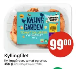 Spar KYLLINGGÅRDEN Kyllingfilet tilbud