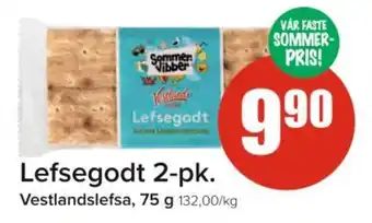 Spar Lefsegodt 2-pk tilbud